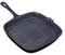 ASumPio Pfanne Bratpfanne 22/24Cm Antihaft-Gusseisenstreifen Dicker Boden Hausgarten BBQ Kochtopf Steakpfanne,