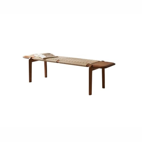 SJFJJKD Bett Tritthocker Nordic Rattan Bett Fuß Hocker Schlafzimmer Kreative Einfache Hause Schuh Bank Nachttisch Lange Bank Bett Tritthocker Für Hohe Betten Friendship Years