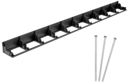 bepco Rasenkante - Pflasterkante 10er Set (LxH: 100 x 5,8cm) - Flexible & Robustes Gartenabgrenzung für Rasen, Beet und Pflaster, mit 30 Stahl-Erdanker (verzinkt)