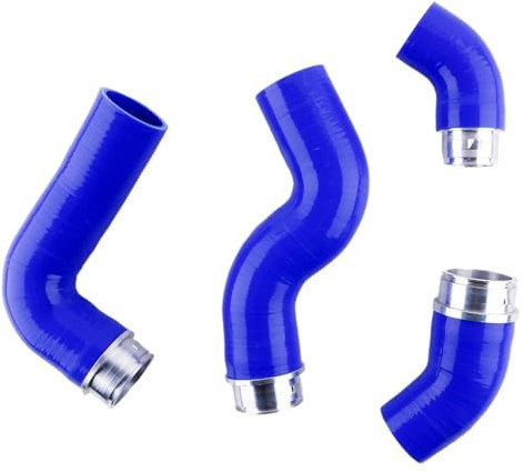 QIUYMGFG Tubo Benzina Kit Tubo Flessibile Turbo in Silicone Intercooler Adatto per VW Adatto per Golf GTI MK5 Adatto per Audi A3 8P 2.0TFSI Manicotto INTERCOOLER(Blue)