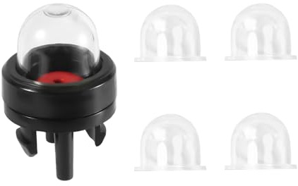 lasuroa 2stk 188-512-1 Snap-in Primer Bulb Pumpe mit 2stk 2 Größen Vergaser Primer Bulb Ersatz, Kompatibel mit Walbro WT-23A Zama Poulan Echo Craftsman Homelite Kettensäge Gebläse & Trimmer
