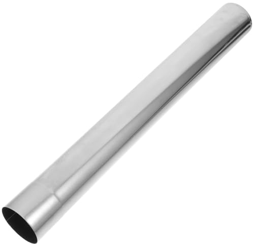 FUTUREORYY Tuyau de Cheminée en Acier Inoxydable 60x50 Cm pour Poêle de Camping, Conduit Rigide Diamètre 2,36 Pouces, Rallonge Extérieure pour Foyer Bois Polyvalente et Solide