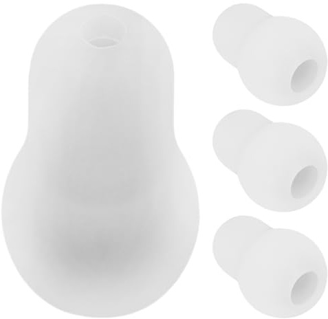 HEALSOPTHY 4 Stück Silikon Ohrstöpsel für Stethoskop Komfortabler Sitz und Breite Kompatibilität Geeignet für Krankenhäuser und Kliniken Kugelförmiges Design