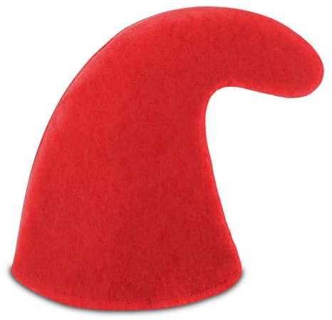 IHLOOTD Zwergenmütze für Erwachsene, Karneval Zwergenmütze Filz, Zipfelmütze Zwerg, Elfenmütze für Erwachsene, Zwerg Kostüm Zubehör für Erwachsenes Karneval Halloween Weihnachten
