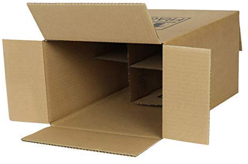 We Can Source It Ltd - 10 x 6 Bottle Wine Boxes with Built-In Dividers – Heavy-Duty Double Wall Cardboard – Flat Packed for Quick Assembly – Ideal for Wine, Beer, Spirits – Fragile Printed