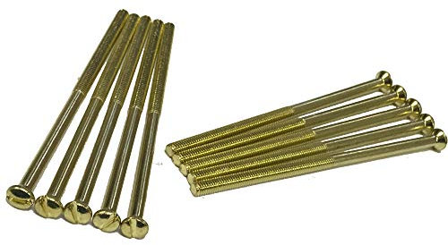 Brass Electrical Screws Long 50mm, 75mm Electrical Socket Switch Screw (10, 75mm)