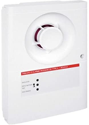 Legrand 140561 Tableau D'alarme Incendie de Type4 avec Alimentation Secteur, 1 Boucle pour Déclencheurs Manuels