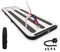 COSTWAY Tapis de Gymnastique Gonflable 300x100CM Matelas de Gymnastique Air Track avec Pompe Electrique,Kit de Réparation en PVC pour Yoga Taekwondoe Tumbling (Gris foncé)