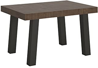 Itamoby, Ausziehbarer Tisch, Nussbaum, 90 x 130 cm, verlängert, 390 cm