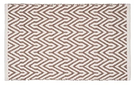WENKO Altai, Nachhaltige Badematte, Badteppich, Polyester, Beige, 50 x 0 x 80 cm, 25267100