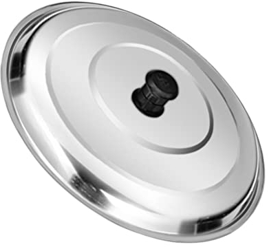 Edelstahl Pfannendeckel 29 Cm, Universal Topfdeckel Für Pfannen Und Töpfe, Glatte Oberfläche, Leicht Zu Reinigen, Praktisches Küchenzubehör Für Zuhause, Restaurant Und Hotel