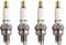 TORCH 4 stk A7TC Zündkerze Ersetzen für 4549/CR7HSA 4629/C7HSA Zündkerze, für Z8YC Z9Y Z8 Zündkerze, für 5383/IUF22 U22FS-U U22FSR-U Zündkerze, OEM