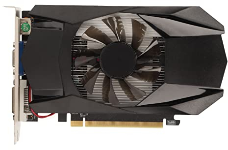 Dpofirs para para Tarjeta gráfica Radeon HD 7670, Tarjeta gráfica 4G 128bit GDDR5 con PCI Express X16 2.1, HDMI, DVI, VGA, de PC para computadora de Escritorio de Oficina