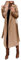 BIBOKAOKE Damen Mantel Elegant Revers Langarm Wintermantel Lang Trenchcoat Warm Frauenmantel Business Blazermantel mit Gürtel Lose Outwear Herbst Winter Übergangsjacke Winterjacke Oberteile