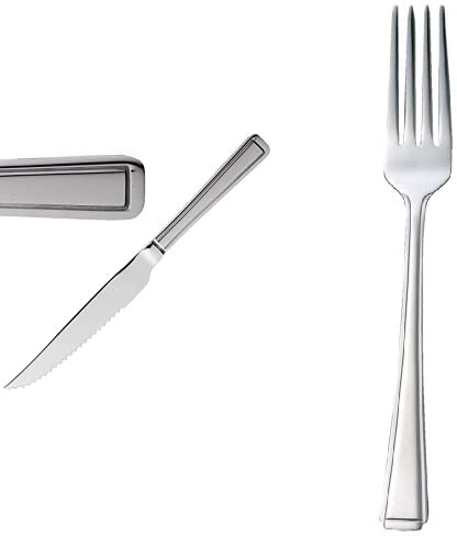 Olympia Harley Steak Knife Solid Handle St/St (Box 12) Harley Table Fork St/St (Box 12)