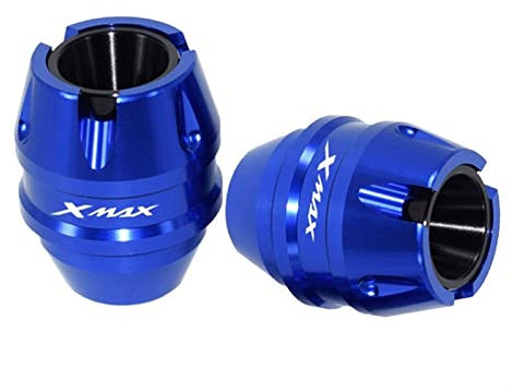 TEAUSA Misura for Yamaha XMAX250 XMAX300 NMAX 155 XMAX 300 250 Forcella anteriore Ruota Protezione anticaduta Paratelaio Anti Crash Protector Accessorie (Size : XMAX-Blue)