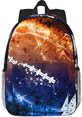 PartyUnix Galaxy Space American Football leichte Schultertasche =>> 38,1 cm leicht und einfach zu tragen, geeignet zum Ausgehen, Büro Lernen und Verwendung, Schwarz, Einheitsgröße