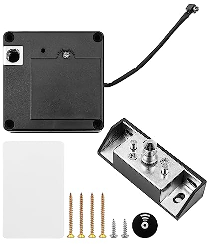 VOANZO Kit de Bloqueo de gabinete RFID Kit de Bloqueo de gabinete electrónico Invisible Cerradura de Bricolaje Oculta Cerradura de Tarjeta Oculta para Armario de Madera