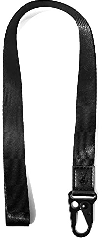 TOOLIN Coole Schlüsselbänder, Umhängebänder für Schlüssel, Geldbörsen, Schlüsselanhänger für Damen und Herren, Schwarz , 19.6 inches