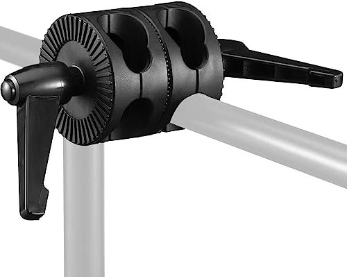 SUPON Dual Head Grip Swivel Clamp Head Holder Bracket Compatible for Photography Studio flash Reflector Boom …