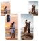 Sunrive Personalisierte hülle kompatibel mit Samsung Galaxy A15 Handyhülle Benutzerdefiniert,Schutzhülle Lederhülle handykette universal Etui mit Eigenem Foto Bild Text Individuelle