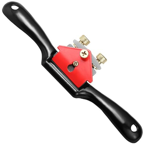 Pialla manuale per la lavorazione del legno Regolabile per la lavorazione del legno Taglio della coda della pialla con lame Spokeshave piatto regolabile Spokeshave per pialla in legno Strumento