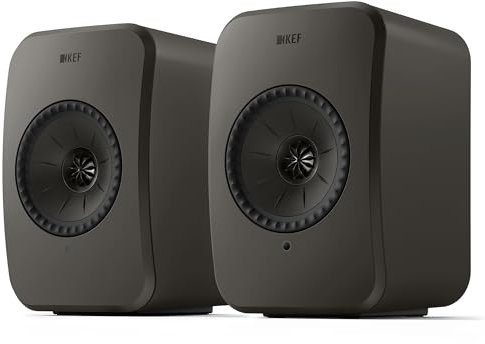 KEF LSX II LT Wireless HiFi Speakers - Pair (Graphite Grey)