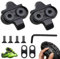 ESOSZNUA 1 Set Fahrrad Cleats Set SPD Cleats Bike Pedal Cleats Pedalplatten Fahrradzubehör Set Fahrradzubehör Set Sicherungsplatte Zubehör - Schwarzer mit Sechskantschlüssel