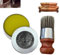 Daffezon Evergloss Pommade de réparation pour Cuir et Meubles + Pinceau applicateur Ever Gloss Réparation du Cuir pour canapés, Chaussures, Vestes