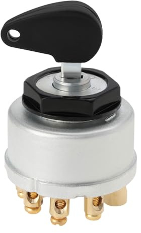 7 Terminali Switch Chiave Accensione 0-1-2-3 OE0342201009/717638R91 Compatibile con Case IH BD Serie Tractor/Vintage Car