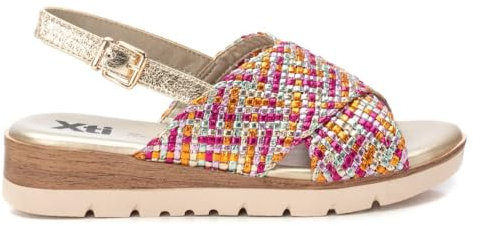 XTI - Sandalia Mujer Fucsia - Calzado Cómodo y Versátil - Moda casual - Modelo 14394702 (Talla 41)