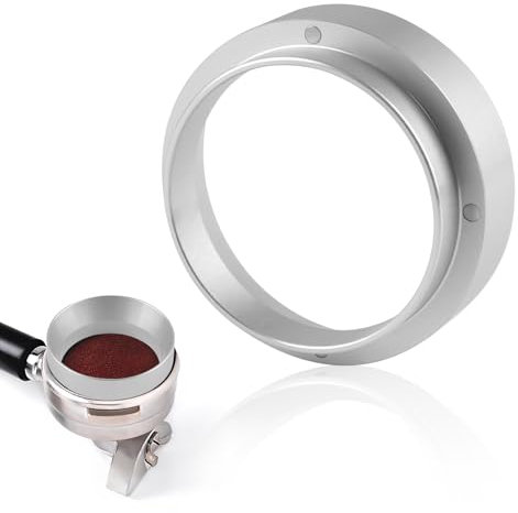 Kaffee Dosierring 51 mm, Magnetisch Dosiertrichter, Aluminium Espresso Trichter, Kaffeedosierring für Fülltrichter, Brühschüssel, Siebträger Zubehör, Kaffeepulver Exakten Abfüllen
