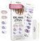 MOYOU LONDON Semi Cured Gel Nail Strips - 20 Pcs. Nail Wraps for Salon-Quality Manicure - Works with Any UV Lamp - Easy to Apply, Trim, & Remove Gel Stickers