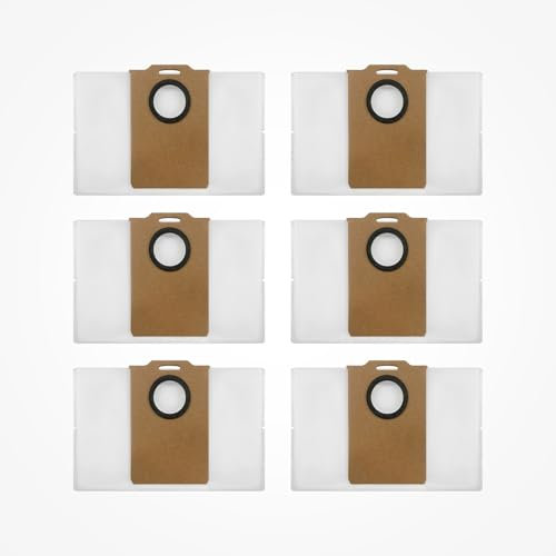 Ultenic Lot de 6 sacs à poussière de rechange pour aspirateur robot T10 Lite, remplaçable