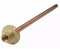 UKDeals Direct® Bride murale d'extérieur avec tube pour robinet de jardin extérieur BSP 1/2 x tube de 350 mm