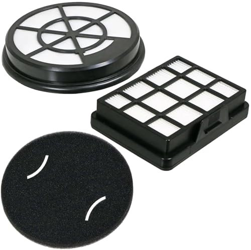 SPARES2GO Kit de filtro HEPA de espuma secundaria para aspiradora AmazonBasics VCS35B15KC-70EUK 15KC-71EU4, cilindro sin bolsa, 1,5 L, 700 W