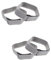 MUCKLILY 4pcs Elastic Hook and Straps Buckles Securing Ties for Books and Lunch Boxes High Elasticity Fastening Straps for Various Uses