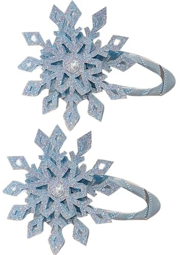 Haarspangen mit Weihnachtsmotiv und Schneeflocken, Prinzessinnen-Kostüm, Haarspange für Partys und formelle Veranstaltungen, Feiertags-Haardekorationen