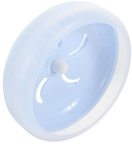 PENIKOKO Kleintier Spielzeug Hamster Und Gerbil Laufdisc Leiser Und Stabiler Rat Exercise Wheel Für Aktive Haustiere Blau