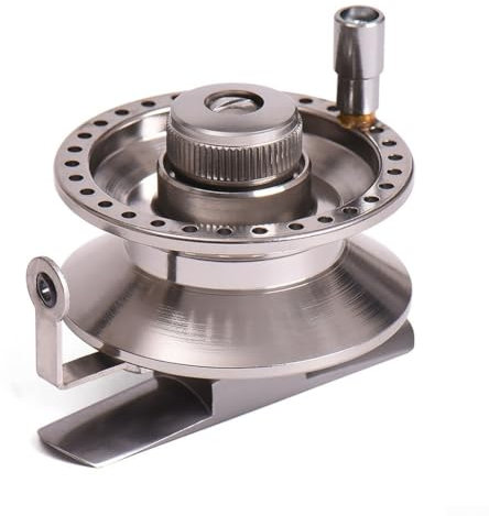 Angelrolle für Rechtshänder aus robuster Aluminiumlegierung mit Zwei-Wege-Klicksystem (BLT-40 (BLT-50 (rechte Hand))