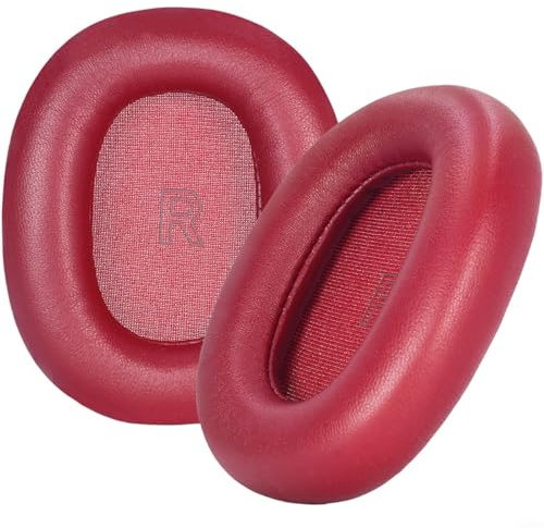 Magnetische Ersatz-Ohrpolster aus Memory Foam für B&O für Beoplay H95 für Kopfhörer aus Protein- und Schafleder, kompatibel mit H95 Serie, zweier Set, Schwarz(G)