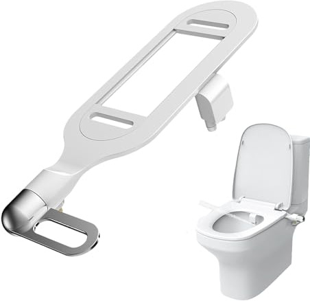Nicht elektrisches Bidet-Zubehör: Sprühstab für die persönliche Hygiene, Absperrventil aus Messing, Druckregelhebel, Schnellverbindungsinstallation, langlebige Metallkonstruktion | L