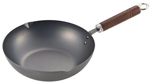 Yoshikawa 89903-1 Black Steel Fry Pan