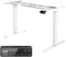 MAIDeSITe Adjustable Height Standing Desk Frame Two-Stage Desk Stand Sit-stand Table Workstation Ergonomic Workplace with Memory Smart Pannel (2 Stage|Dual Motor, White) T2 Pro