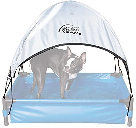 K&H PET PRODUCTS Piscine pour Chien et Animal Domestique (Piscine Vendue séparément) Gris Taille M 63,5 x 81,3 cm