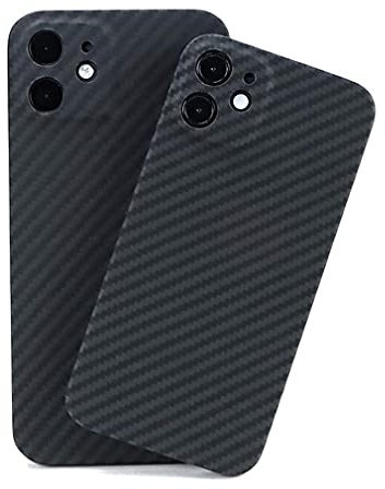 AQUYY Ultra Dünn Hülle für iPhone 12 Pro 6,1 Zoll, Carbon Fiber Kevlar Hard Case Schutzhülle für Jungen Männer, Military Grade Anti-Rutsch Anti-Drop Handyhülle Cover für iPhone 12 Pro, Precise Hole