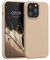 kwmobile Handyhülle für iPhone 13 Pro Hülle, für iPhone 13 Pro Case - Hülle Silikon - kabelloses Laden - Perlmutt