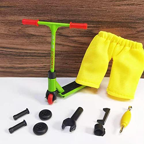 Finger Roller Set,Skate Rampe Pro Griffbrett mit Mini Roller Werkzeuge Und Finger Board Zubehör Griff, Mini Finger Roller Interaktive Finger Spielzeug Neuheit Sensorische