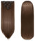 Extensions Clip in Extensions Echthaar 8 Teile 60cm Haarverlängerung Haarteil Glatt Synthetische Haare Natürlich Lang, Goldbraun