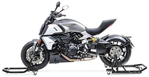 Set Montageständer vorne + hinten kompatibel für Ducati Streetfighter V2 schwarz MX1